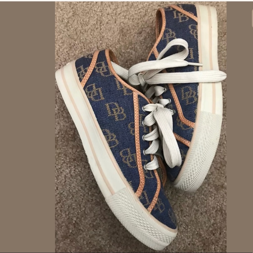 DOONEY & BOURKE Sneakers CANVAS & Leather Trim 5